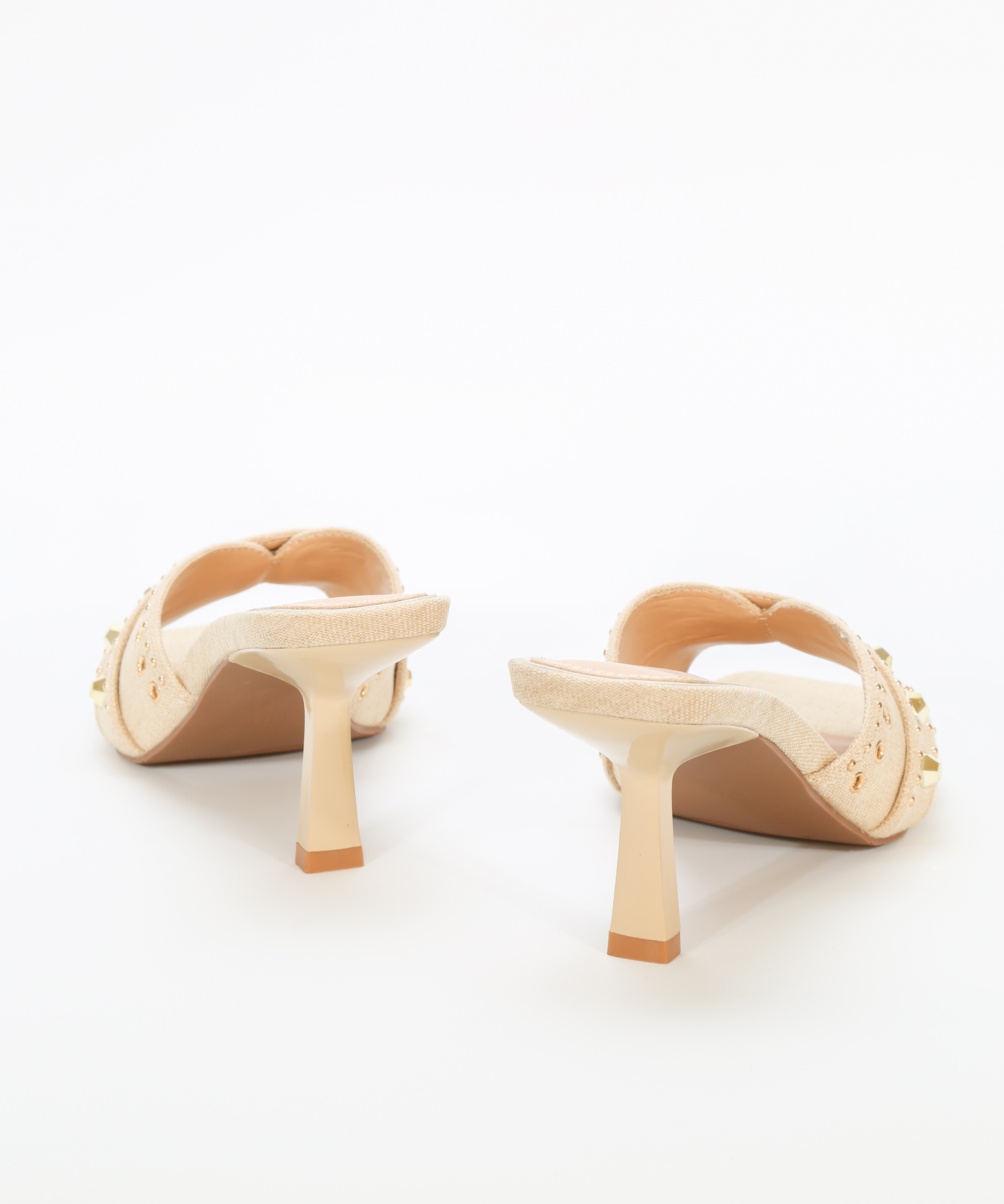 Sandalias tacón tachas image number null